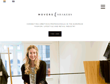 Tablet Screenshot of moversshakers.nl